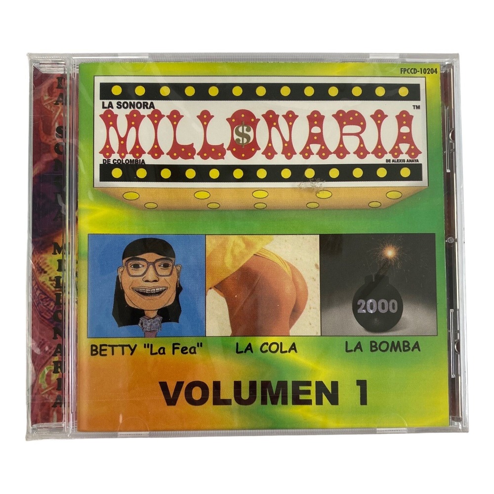 La Sonora Millonaria: Vol. 1 (CD, 2000 Fonovisa) Latin New Sealed Betty La Fea